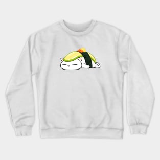 Chubby Cat Avocado Sushi Crewneck Sweatshirt